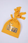 Babyhola Kız Erkek Bebek Be Happy Bere Şapka 0-2 yaş Hediyelik 1107 - 4