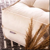 Homedius Mocca Çift Kişilik Katlanır Yatak Uzanma Koltuğu - Bej thumbnail 10