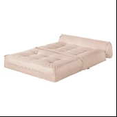 Homedius Mocca Çift Kişilik Katlanır Yatak Uzanma Koltuğu - Bej thumbnail 12