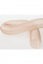 Toz Emme Makinası Hortumu 127 mm Bakır Telli Şeffaf - 1