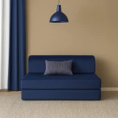 Homedius Magic Katlanır Yataklı Çift Kişilik Koltuk-Mavi - 2