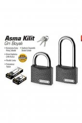 1321 Gri Asma Kilit 25mm - 1
