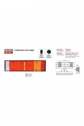 Yuceplast Yp-83 S 7 Fonksıyonlu Stop Lambası Soketlı Yuceplast Yp - 1