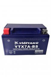 12V 7 AH-AMPER AKÜ YTX7A MOTOSİKLET AKÜSÜ-2021/5 ÜRETİM-YİĞİT AKÜ - 1