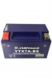 12V 7 AH-AMPER AKÜ YTX7A MOTOSİKLET AKÜSÜ-2021/5 ÜRETİM-YİĞİT AKÜ - 2