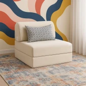 Magic Tek Kişilik Katlanır Yataklı Koltuk-Bej - 1