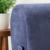 Magic Tek Kişilik Mavi Katlanır Yataklı Koltuk - 3