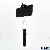 Global SR342 Katlanabilir Type-C Selfie Stick Çubuğu Siyah WNE0151 - 5