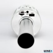 Global UsbA+TF Sd Kart+3.5mm Aux Girişli Bluetooth Karaoke Mikrofonu Gümüş WNE0146 - 1