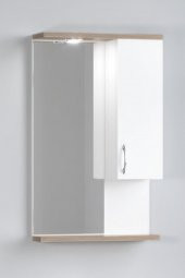 DENKO Akyazı 55 cm Mdf Lam Banyo Dolabı Üst Modül - 1