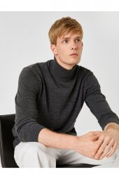 Basic Turtleneck Sweater - 6