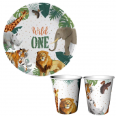 Wıld One Karton Tabak Bardak 8 Adet - 1