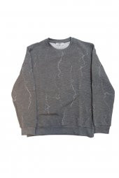 SÜVARİ MERMER DESEN RAHAT KALIP SWEATSHİRT - 5