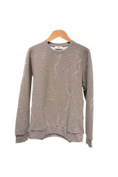 SÜVARİ MERMER DESEN RAHAT KALIP SWEATSHİRT - 8