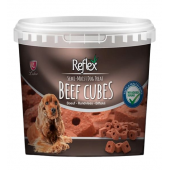 Reflex Semi Moist Dog Treat Beef Cubes - Biftekli Küp Ödül 500 Gr - 1