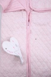 Babyhola %100 Pamuk Kız Erkek Bebek Kapitone Kundak Battaniye Yenidoğan Hediyelik Hastane Çıkışı 11342 - 4