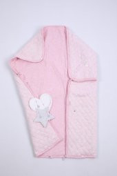 Babyhola %100 Pamuk Kız Erkek Bebek Kapitone Kundak Battaniye Yenidoğan Hediyelik Hastane Çıkışı 11342 - 8