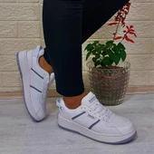 Kinetix Enner Pu Beyaz Comfort Fuspetli Atom Sneaker Spor Ayakkabı thumbnail 6