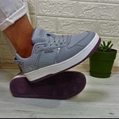 Kinetix Enner Pu Gri-Beyaz-Gülkurusu Fuspetli  Sneaker Spor Ayakkabı - 2