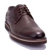 Dagoster DMA08-1329 Kahve Ortopedik Günlük Erkek Deri Ayakkabı thumbnail 1