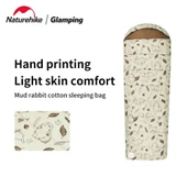 Naturehike Cute Mud Rabbit MT300 Zarf Trazı Pamuklu Uyku Tulumu -13°C  Laurel Right - 5