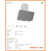 Silverline 3457 Soho Gri Cam Davlumbaz 80 Cm - 2