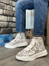 BA0142 Bantlı Erkek Yüksek Taban Rakamlı Spor Bot thumbnail 2