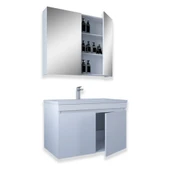 Teta Home Tokyo 65 CM Mdf Banyo Dolabı Seti  Beyaz - 2
