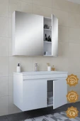 Teta Home Tokyo 65 CM Mdf Banyo Dolabı Seti  Beyaz thumbnail 2