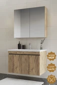 Teta Home Tokyo 65 CM Mdf Banyo Dolabı Seti  Atlantik Çam thumbnail 1