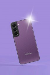 Lila Galaxy S22  Kaplama Arka Ve Yan Full Kaplayan Koruyucu Body Hydrogel Kaplama - 4
