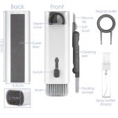 Çok Fonksiyonlu 7 Parça Airpods Klavye Ekran Kulaklık Temizleme Kiti - 2