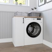 Teta Home Çamaşır Makinesi Dolabı Trend Atlantik Çam-Beyaz - 1