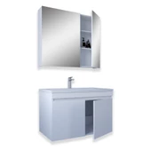 Teta Home Tokyo 65 CM Mdf Banyo Dolabı Seti  Beyaz - 2