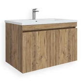 Teta Home Tokyo 80 cm Mdf Banyo Lavabolu Alt Dolap  Atlantik Çam - 1