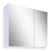 Teta Home Tokyo 80CM Mdf Banyo Üst Aynalı Dolap  Beyaz - 1