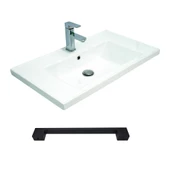 Teta Home Yalova 80 Cm Mdf Banyo Dolabı Seti  Beyaz - 3
