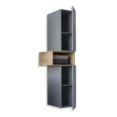 Teta Home Madrid Mdf Banyo Boy Dolabı  Sis Gri-Atlantik Çam - 2