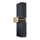 Teta Home Madrid Mdf Banyo Boy Dolabı  Antrasit-Atlantik Çam - 1