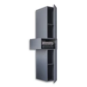 Teta Home Madrid Mdf Banyo Boy Dolabı  Sis gri - 2
