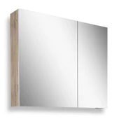 Teta Home Tokyo 65CM Mdf Banyo Üst Aynalı Dolap  Atlantik Çam-Beyaz - 1