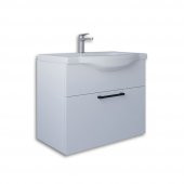 Teta Home Eko 80 cm Mdf Banyo Lavabolu Alt Dolap  Beyaz - 3