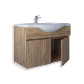Teta Home Kahire 80 cm Mdf Banyo Lavabolu Alt Dolap  Atlantik Çam - 2