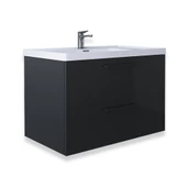 Teta Home Batum 80 cm Mdf Banyo Lavabolu Alt Dolap  Antrasit - 1