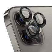 Vendas iPhone 15 Pro Uyumlu Görüntüyü Bozmayan Safir Cam Kamera Lens Koruyucu - 4