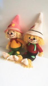 Şirin Korkuluklar Takımı Amigurumi Organik Oyuncak - 1