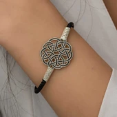 Gümüş Kazaziye Örgü Bileklik  SL5218 thumbnail 11