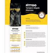 Fittoo Kuzu Etli Yetişkin Köpek Maması 15 kg - 4