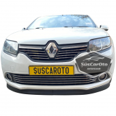 Renault Symbol 2013-2020 Uyumlu Üniversal Astra H lip Esnek Ön Lip 2 Parça Tampon Altı Dil Karlık Ön Ek - 7