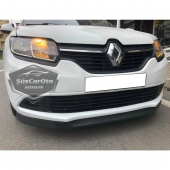 Renault Symbol 2013-2020 Uyumlu Üniversal Astra H lip Esnek Ön Lip 2 Parça Tampon Altı Dil Karlık Ön Ek - 8